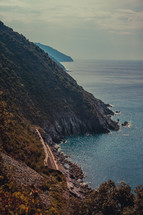 road along sea cliff