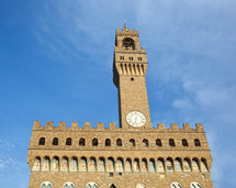 The Old Palace "Palazzo Vecchio or Palazzo della Signoria", Florence, Italy.