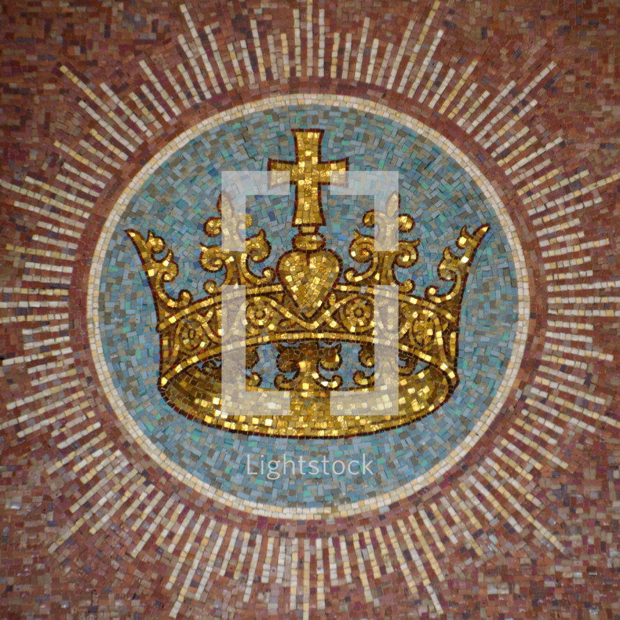 crown mosaic tiles