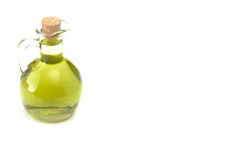 Extra Virgin Olive Oil in a Glass Corked Bottle