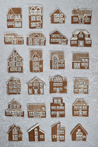 gingerbread house cookies for advent 