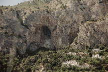 cliffs along a shoreline in Italy