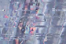 glitch abstract background 
