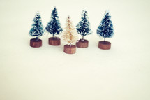 tree figurines 