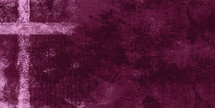 pink and wine cross texture background with empty space for text like worship lyrics, scripture, a quote, announcements... suitable for a worship slide backdrop