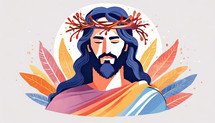 Jesus with a Crown of Thorns 
