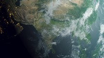 The India state view from satellite