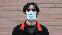 man wearing a face mask 