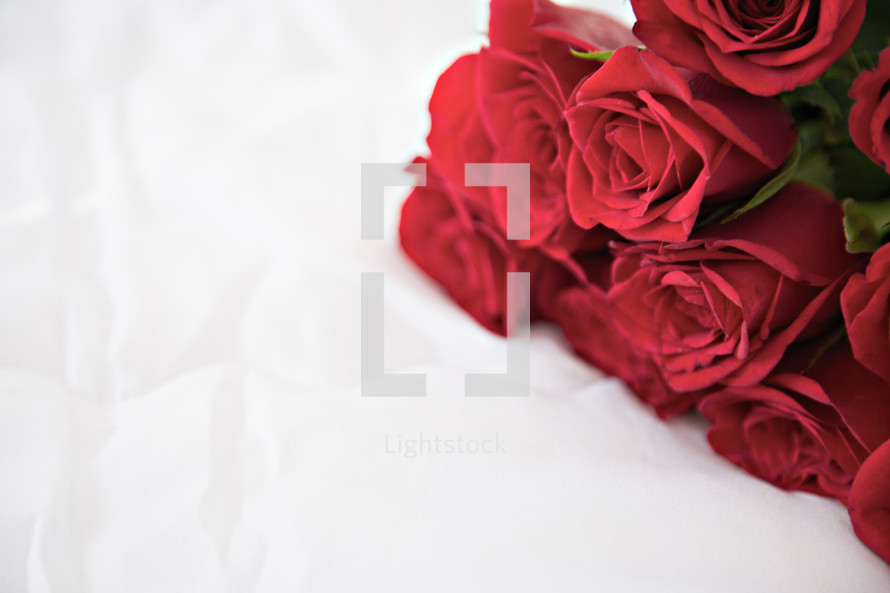 bouquet of red roses 