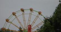 Ferris Wheel stuck on overcast day 