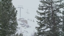 ski lifts at a ski resort 