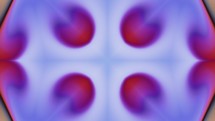 Liquid Symmetrical Kaleidoscope Pattern Seamless Loop	