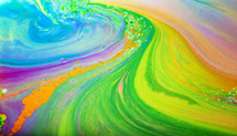 abstract swirling paint effect
