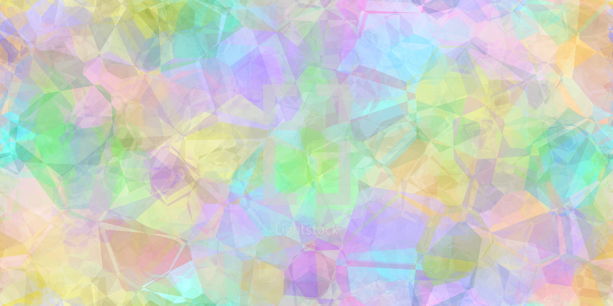 multicolor pastel polygon seamless background