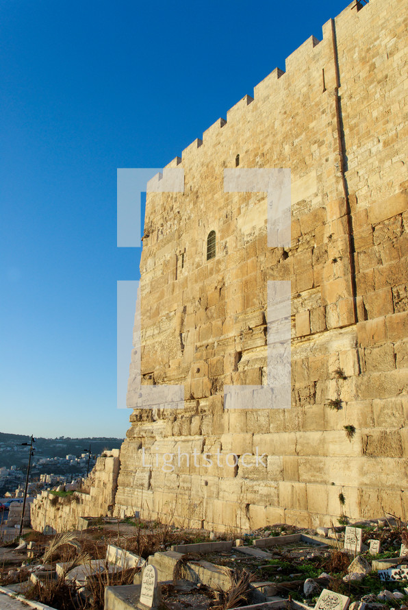 The southeastern corner of the Temple Mount.