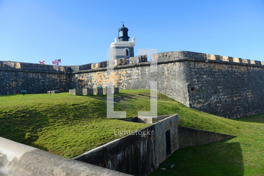Fortress of San Felipe in Puerto Rico