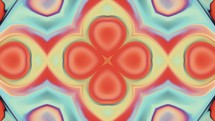 Liquid Flower Kaleidoscope Loop Background	