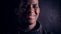 portrait of a smiling young male 