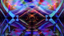 Colorful Psychedelic Pattern Video Background	