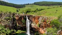 Sabie Lisbon Falls stunning Waterfall in South Africa. 