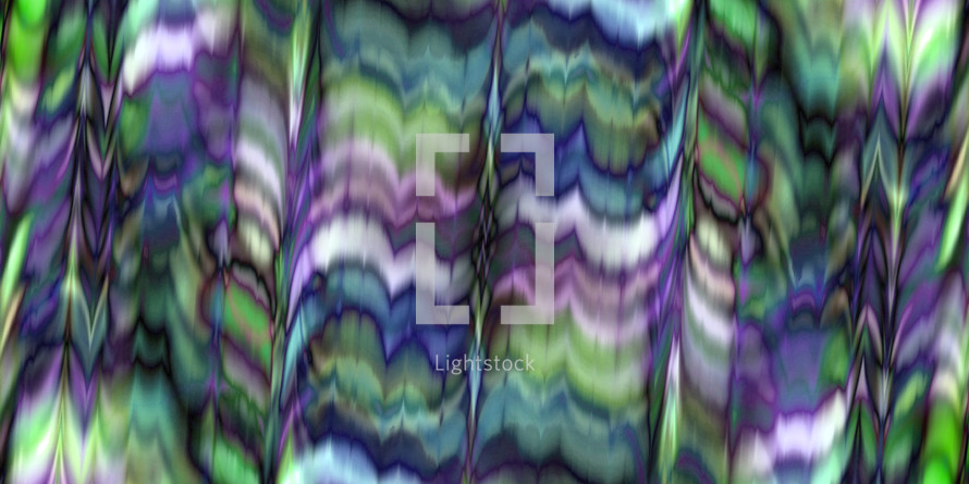 purple blue green bargello abstract effect