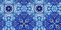 blue ceramic tile background 