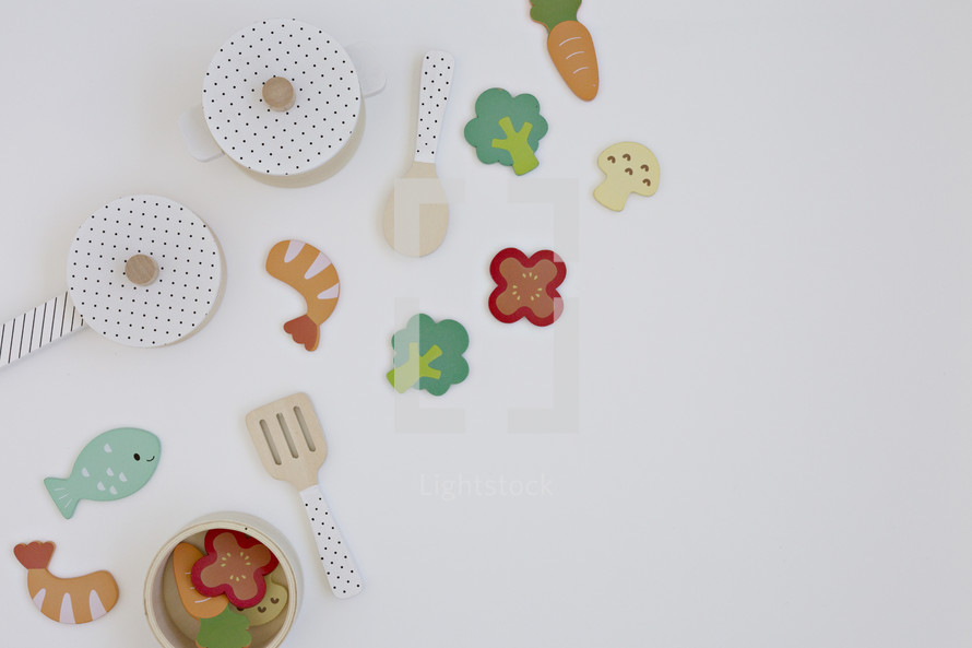 wooden toy food 