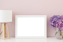 blank frame with spring setting 