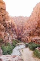 river in a Canyon , in Jordan