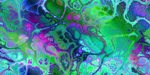 abstract, repeatable pattern with rich, flowing colors overlapping and blending