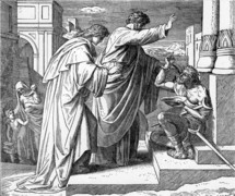 Peter Heals the Crippled Beggar, Acts 3: 1-10