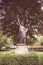 Statue of Liberty in Paris Luxembourg Garden