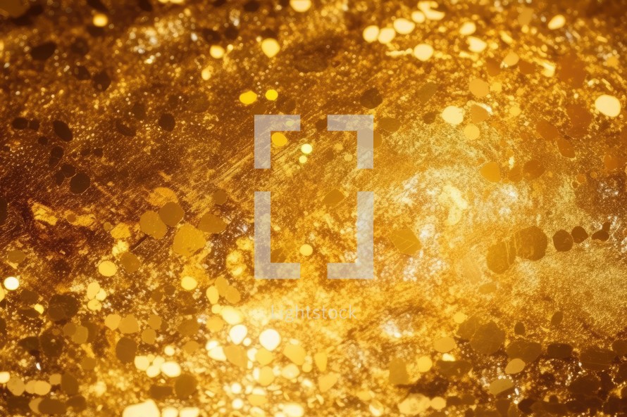 Gold Glitter Resin Texture Background