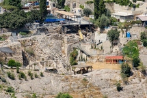 Area G of the City of David from the southeast.