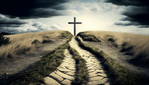 A path to a cross