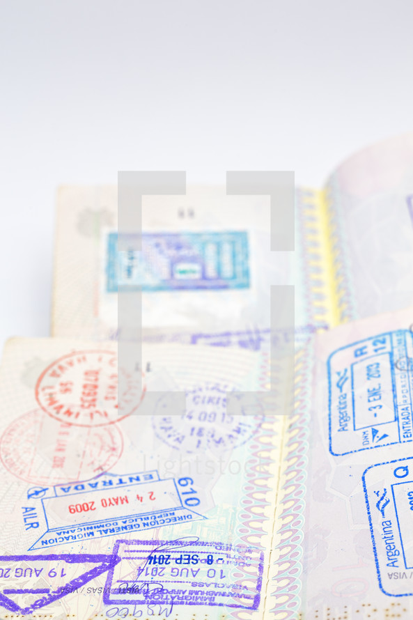 passport stamps 