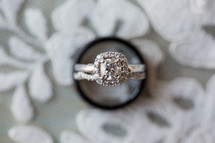 diamond ring and lace 