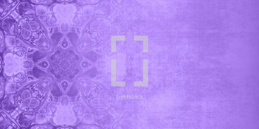 medallion purple background 