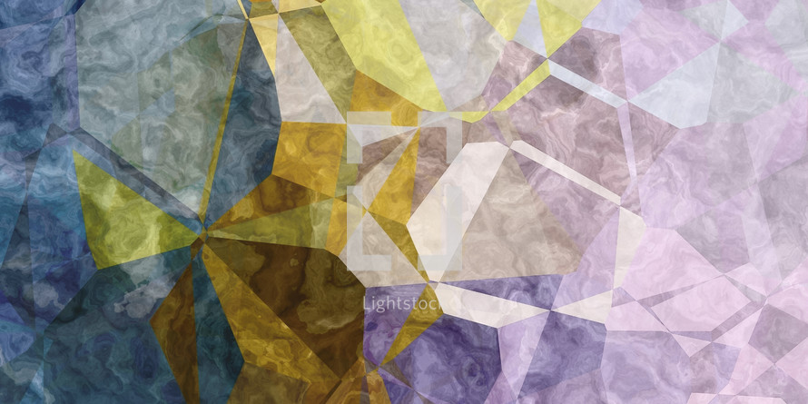 abstract background of geometric shapes with atmospheric marbling effect