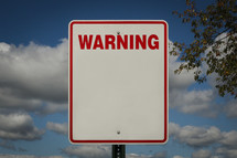 Warning sign 