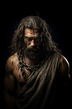 A photographic portrait of Samson