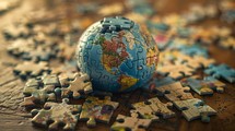 A World Made By Puzzle Pieces 
