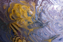 yellow and violet marbled paint effect background 