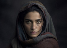 Photograph of middle eastern woman