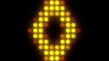 Golden Yellow LED Wall Lights VJ Loop : Vibrant Visuals in 4K	
