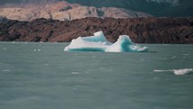 Iceberg On The Ocean, Lago Argentino In Patagonia - POV	