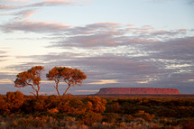 Ayers Rock in Australian outback 