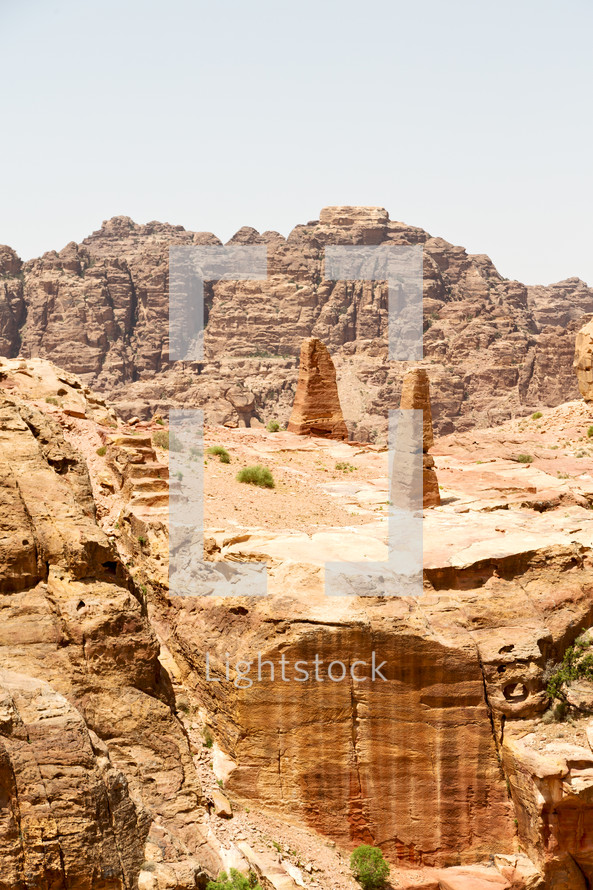 ruins in Petra, Jordan 