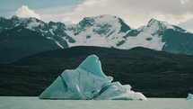 View Of Iceberg In Lago Argentino, Glaciers In Patagonia - POV	
