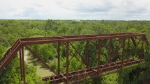 Abandoned Bridge Over San Antonio River.
